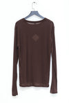 BASERANGE Classic Bamboo Fiber Bamboo Cotton Long Sleeve T-Shirt Collection Round Neck Bottoming Shirt France BAS-TOLS-BL-000-TACTILE